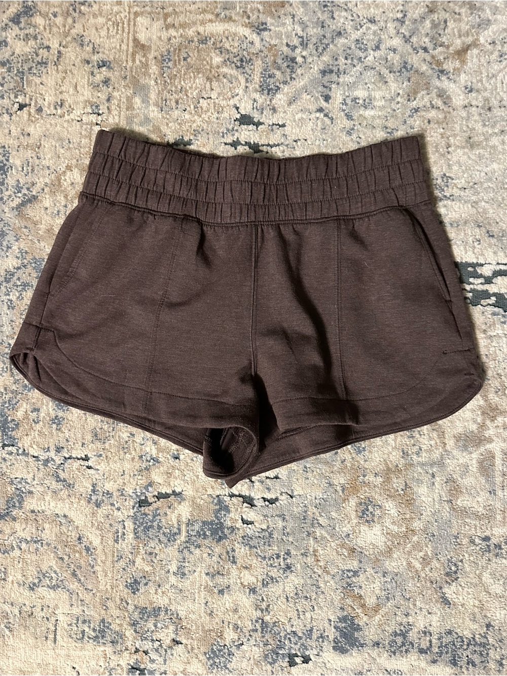 Yogalicious Dark Brown Athletic Lounge Shorts